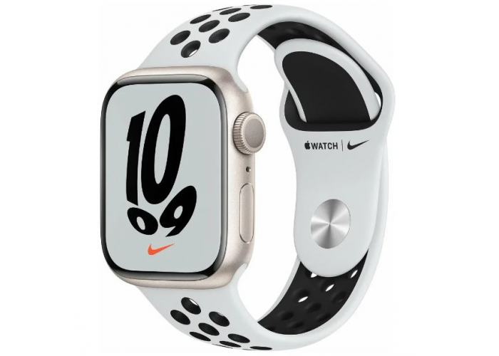 Apple Watch Series 7 41mm Nike Starlight Pure Platinum