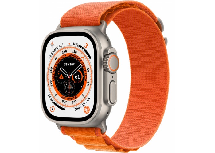 Apple Watch Ultra 49mm Orange Alpine Loop