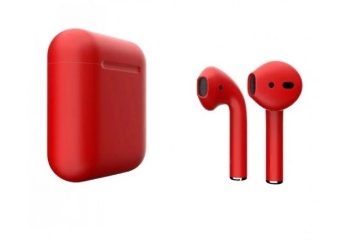Беспроводные наушники Apple AirPods 2 Color (без беспроводной зарядки чехла) Красный