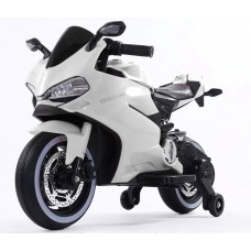 Детский электромотоцикл Ducati White 12V - FT-1628-WHITE-PL