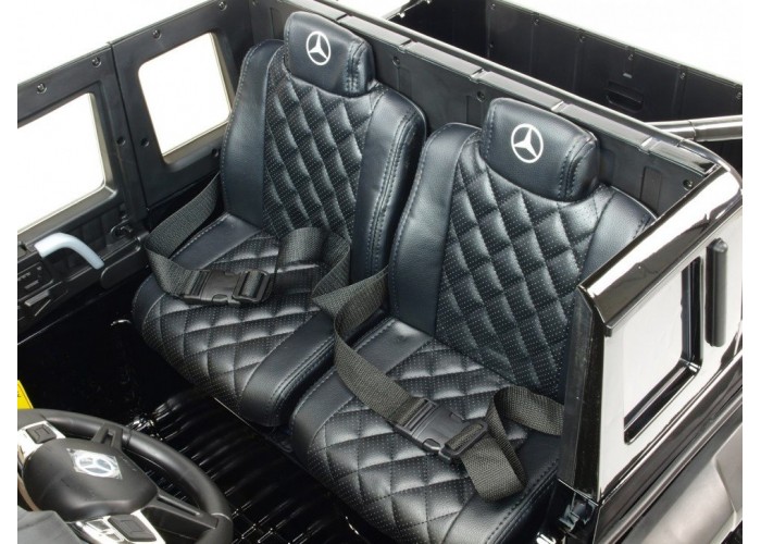 Двухместный электромобиль Mercedes Benz G63 6x6 4WD - ABL1801-BLACK-PAINT