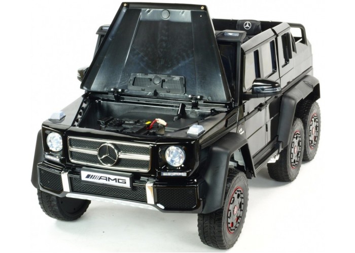 Двухместный электромобиль Mercedes Benz G63 6x6 4WD - ABL1801-BLACK-PAINT