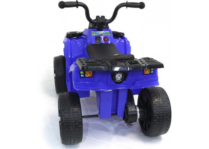 Детский квадроцикл R1 на резиновых колесах 6V - 3201-BLUE
