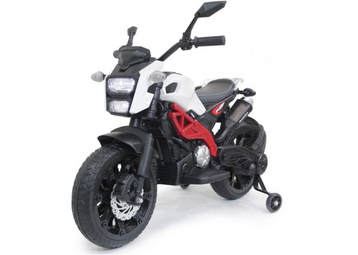 Детский электромотоцикл Harley Davidson - DLS01-WHITE-RED