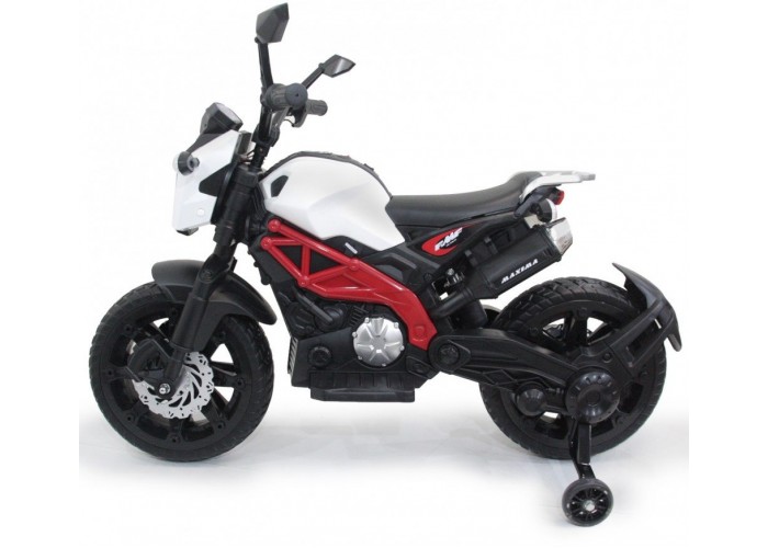 Детский электромотоцикл Harley Davidson - DLS01-WHITE-RED